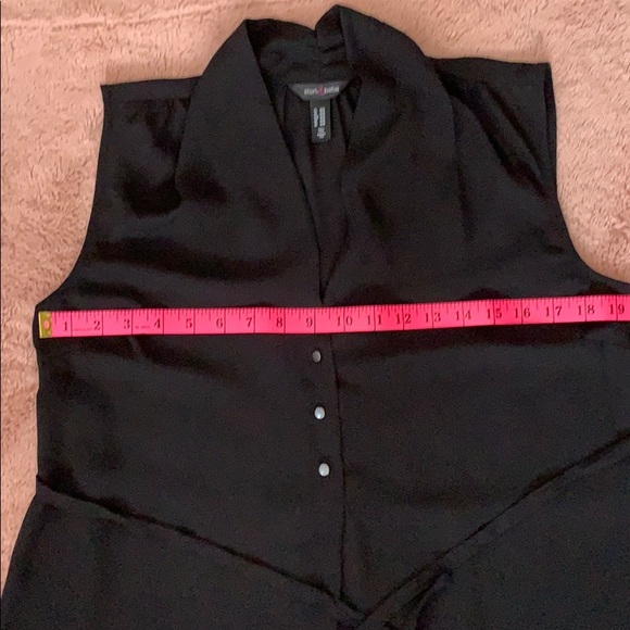 Black maternity blouse - Picture 3 of 4